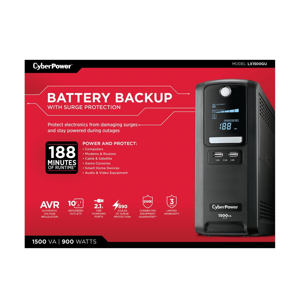 Lx1500gu Battery Backup Product Details Specs Downloads Cyberpower