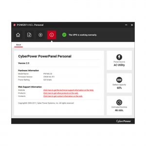 cyberpower powerpanel personal edition 1.5.1